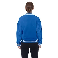 Women's New Era  Royal Buffalo Bills Throwback Fleece Full-Snap Jacket