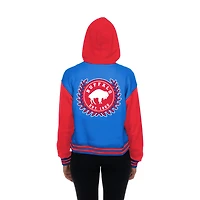 Women's New Era  Royal Buffalo Bills Throwback Full-Snap Hooded Jacket