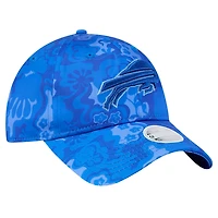 Women's New Era Royal Buffalo Bills Trippy 9TWENTY Adjustable Hat