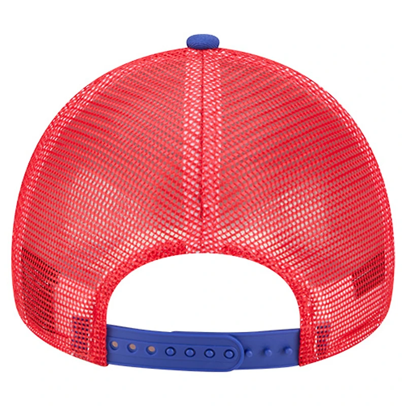 Bracelet d'amitié New Era blanc/bleu royal Buffalo Bills pour femme, casquette ajustable 9FORTY