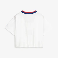 Women's New Era White Buffalo Bills Sport Classics Boxy Cropped Fashion Jersey