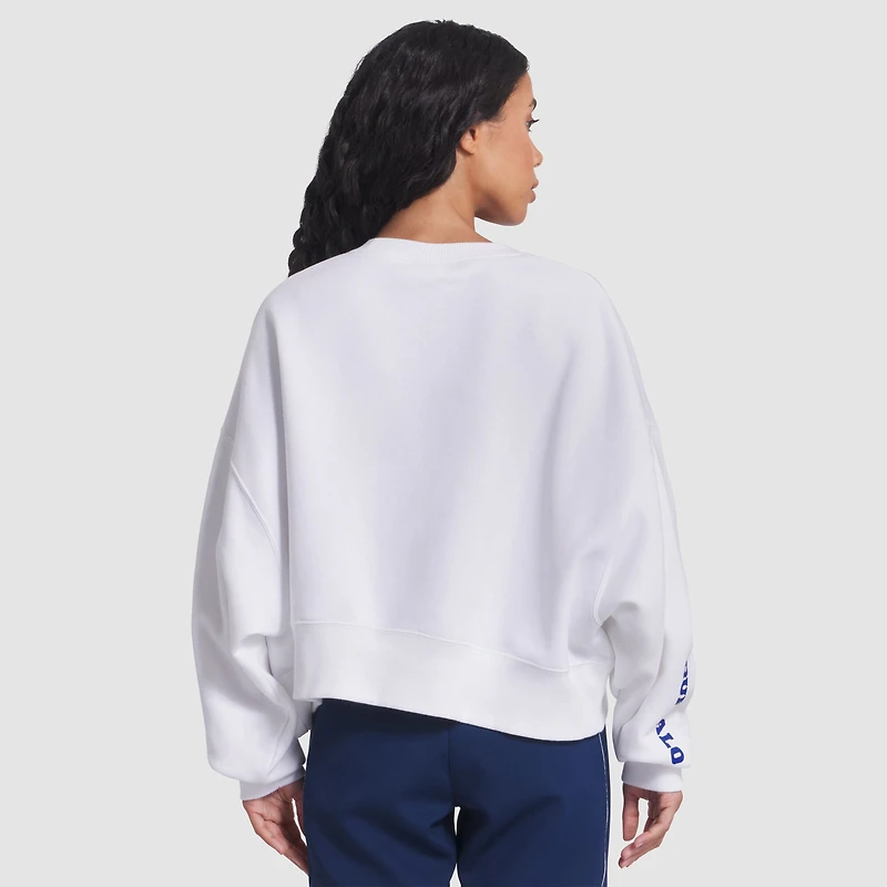 Women's Nike White Buffalo Bills 2025 Rivalries Collection Oversized Phoenix Fleece Sweatshirt