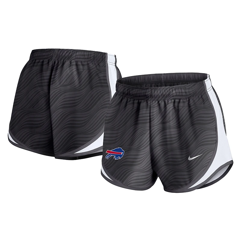 Women's Nike Anthracite Buffalo Bills Tempo Dri-FIT Shorts
