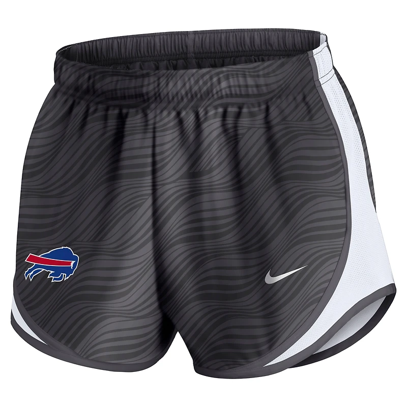 Women's Nike Anthracite Buffalo Bills Tempo Dri-FIT Shorts