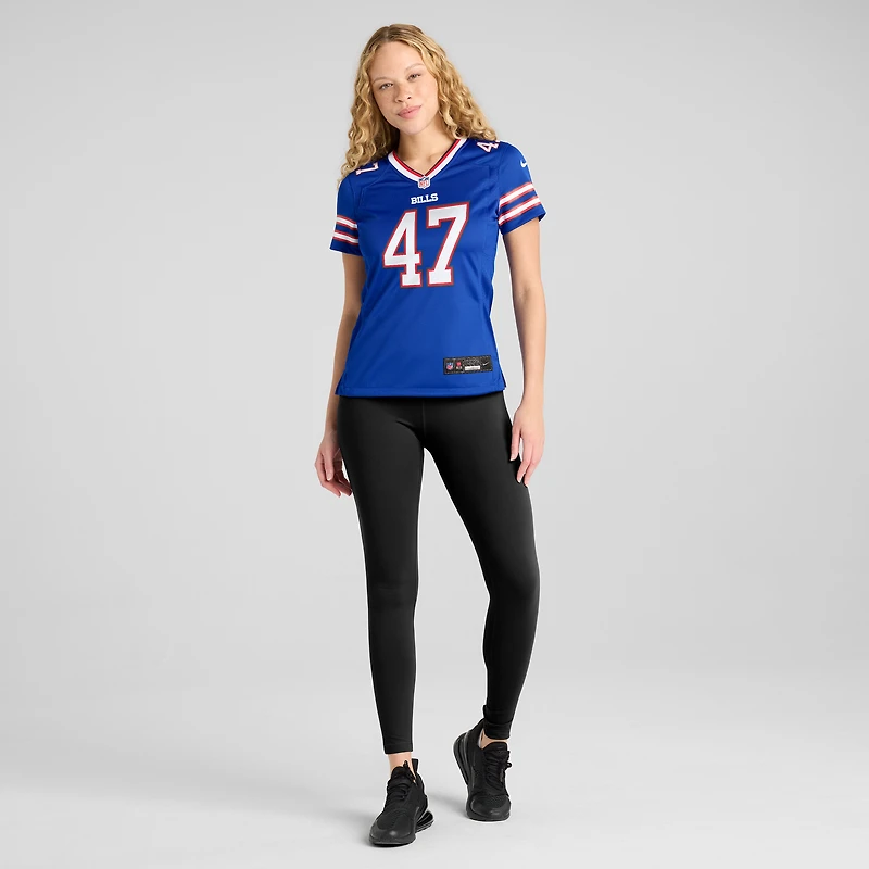 Maillot de match Nike Christian Benford Royal Buffalo Bills pour femme