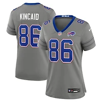 Women's Nike Dalton Kincaid Gray Buffalo Bills Nickel City Game Jersey