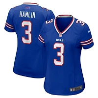 Women's Nike Damar Hamlin Royal Buffalo Bills Game Jersey