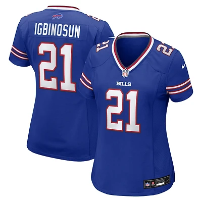 Women's Nike Davison Igbinosun  Royal Buffalo Bills Team Game Jersey