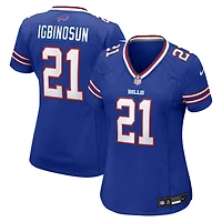 Women's Nike Davison Igbinosun  Royal Buffalo Bills Team Game Jersey