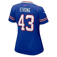 Women's Nike Dorian Strong  Royal Buffalo Bills Team Game Jersey
