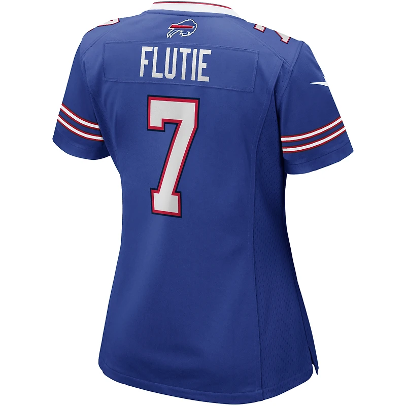 Maillot de joueur retraité Nike Doug Flutie Royal Buffalo Bills Game pour femme