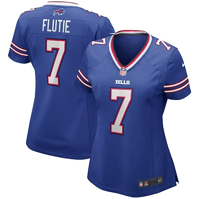 Maillot de joueur retraité Nike Doug Flutie Royal Buffalo Bills Game pour femme