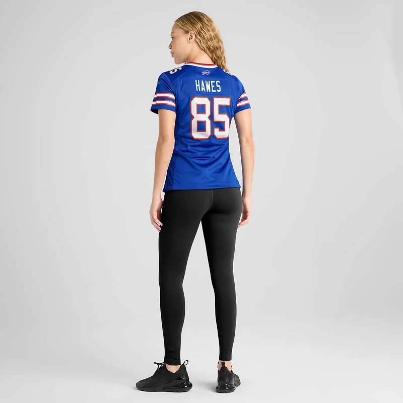 Women's Nike Jackson Hawes Royal Buffalo Bills Team Game Jersey