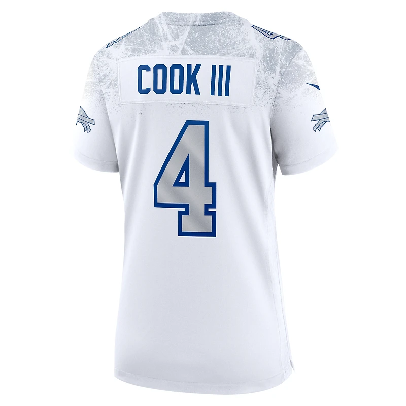 Maillot Nike blanc Buffalo Bills 2025 Rivalries Collection pour femme