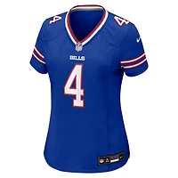 Maillot de match Nike James Cook III Royal Buffalo Bills pour femme