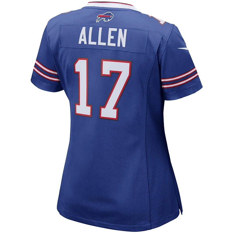 Joueur de jeu Nike Josh Allen Royal Buffalo Bills pour femme - Maillot