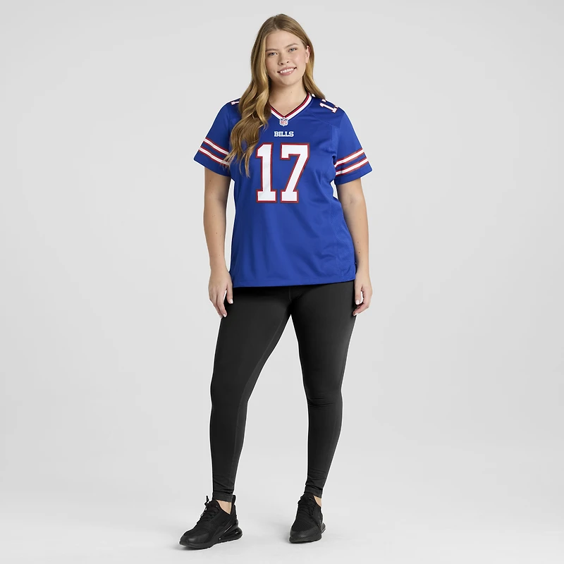 Joueur de jeu Nike Josh Allen Royal Buffalo Bills pour femme - Maillot