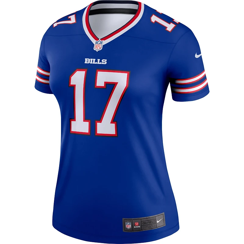 Women's Nike Josh Allen  Royal Buffalo Bills Legend Player Performance Top
