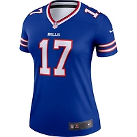 Women's Nike Josh Allen  Royal Buffalo Bills Legend Player Performance Top