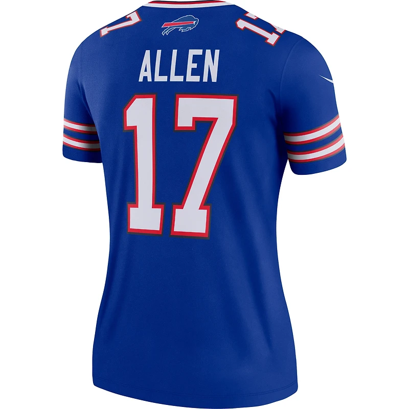 Women's Nike Josh Allen  Royal Buffalo Bills Legend Player Performance Top