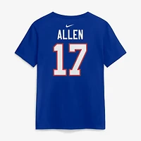 Women's Nike Josh Allen Royal Buffalo Bills Name & Number T-Shirt
