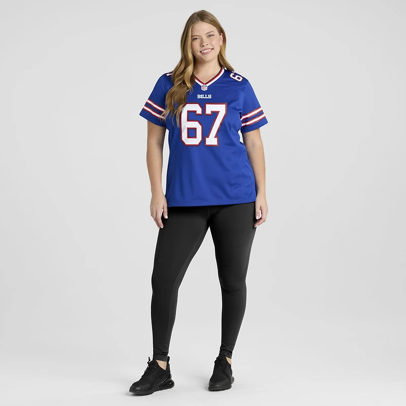 Women's Nike Kent Hull Royal Buffalo Bills Game Retired Player Jersey