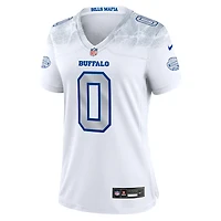Maillot de match Nike Keon Coleman blanc Buffalo Bills 2025 Rivalries Collection pour femme