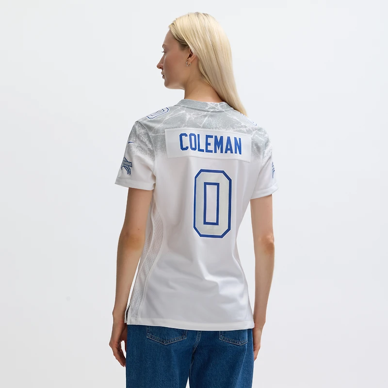 Maillot de match Nike Keon Coleman blanc Buffalo Bills 2025 Rivalries Collection pour femme
