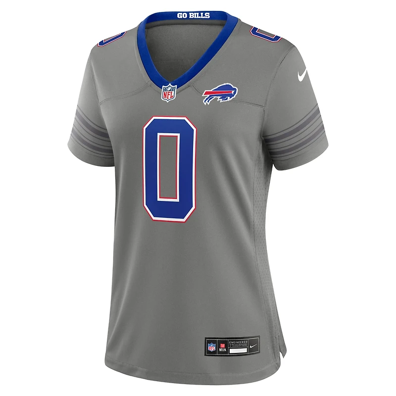 Women's Nike Keon Coleman Gray Buffalo Bills Nickel City Game Jersey