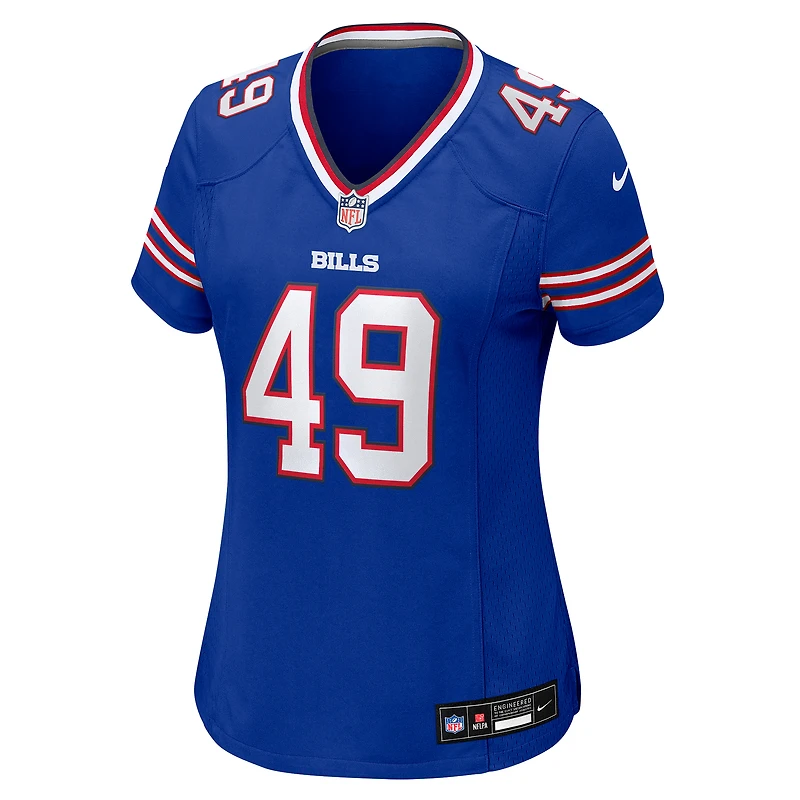 Women's Nike Keonta Jenkins  Royal Buffalo Bills Team Game Jersey