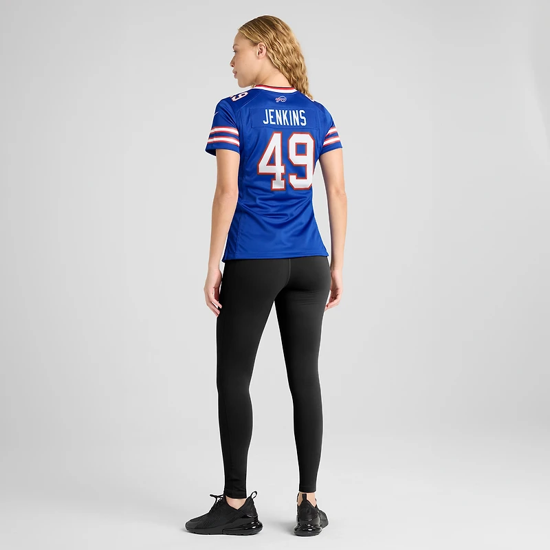 Women's Nike Keonta Jenkins  Royal Buffalo Bills Team Game Jersey