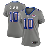 Women's Nike Khalil Shakir Gray Buffalo Bills Nickel City Game Jersey