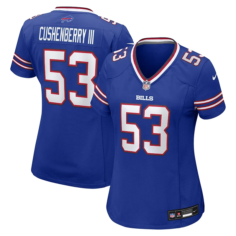 Women's Nike Lloyd Cushenberry III Royal Buffalo Bills Team Game Jersey