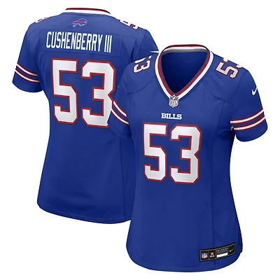 Women's Nike Lloyd Cushenberry III Royal Buffalo Bills Team Game Jersey