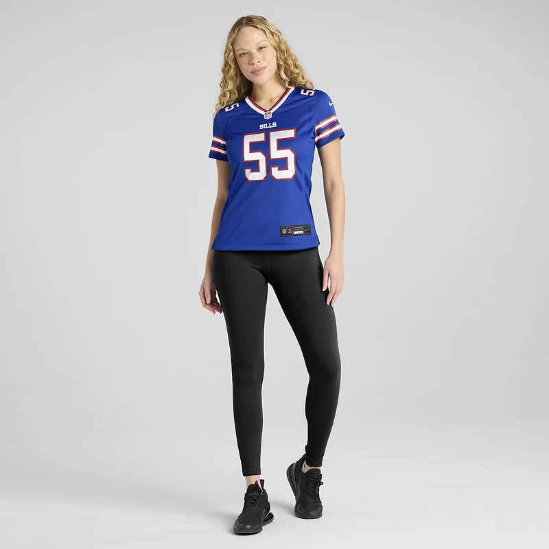 Women's Nike Michael Hoecht  Royal Buffalo Bills Team Game Jersey