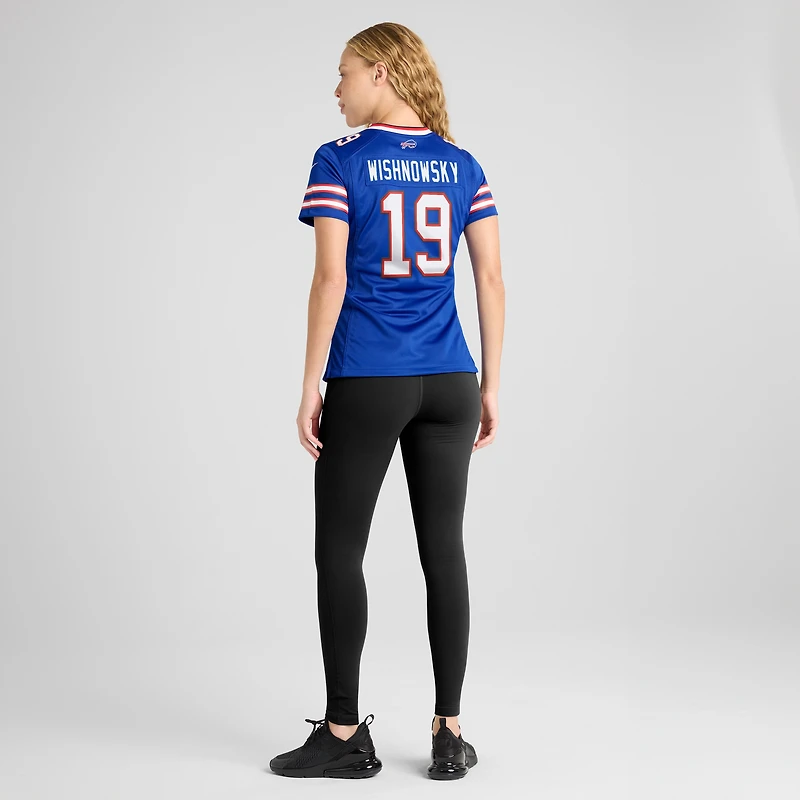 Women's Nike Mitch Wishnowsky  Royal Buffalo Bills Team Game Jersey