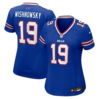 Women's Nike Mitch Wishnowsky Royal Buffalo Bills Team Game Jersey