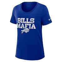 Women's Nike Royal Buffalo Bills 2025 Rivalries Collection Slub Dri-FIT T-Shirt