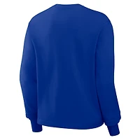 T-shirt Nike Royal Buffalo Bills Boxy à manches longues pour femme