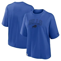 T-shirt Nike Royal Buffalo Bills Glory Arch Boxy pour femme