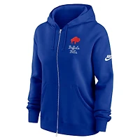 Sweat à capuche entièrement zippé Nike Royal Buffalo Bills Phoenix Rewind pour femme