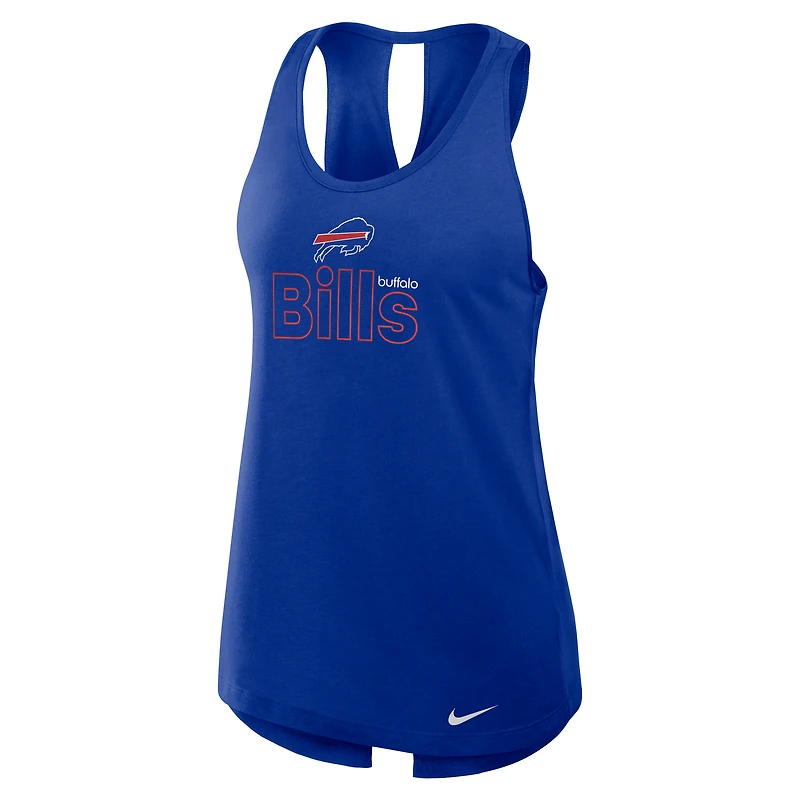 Women's Nike Royal Buffalo Bills Plus Performance Tank Top
