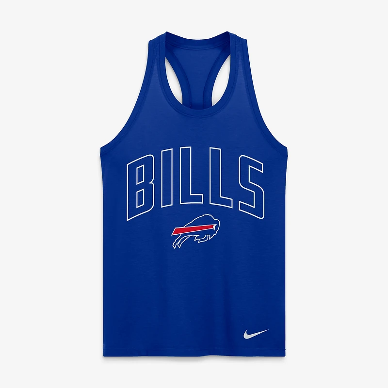 Débardeur Nike Royal Buffalo Bills Primetime Tri-Blend Dri-FIT pour femme