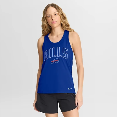 Débardeur Nike Royal Buffalo Bills Primetime Tri-Blend Dri-FIT pour femme