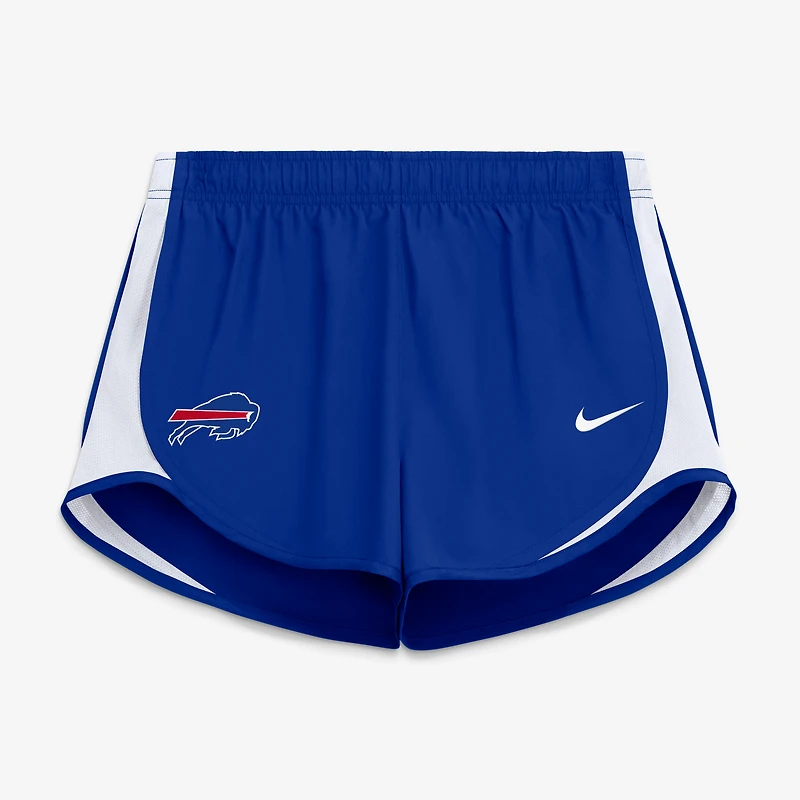 Short Nike Royal Buffalo Bills Tempo Dri-FIT pour femme