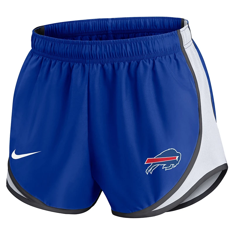 Short Nike Royal Buffalo Bills Tempo pour femme