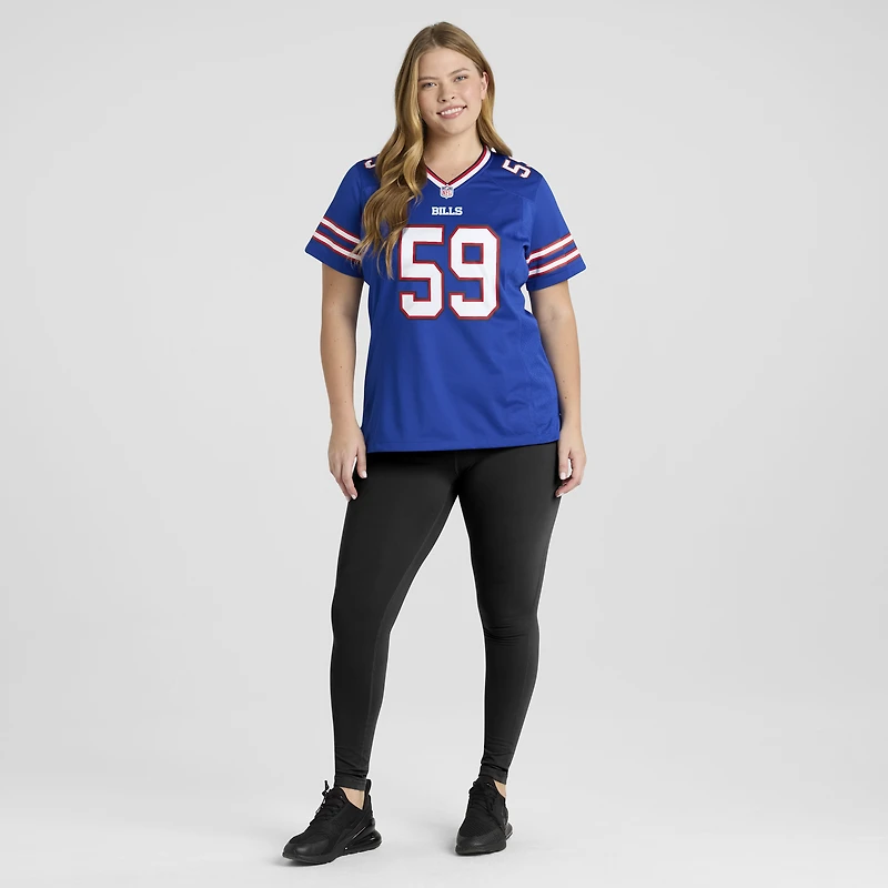 Women's Nike Shaq Lawson  Royal Buffalo Bills Team Game Jersey