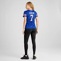 Maillot Nike Taron Johnson Royal Buffalo Bills Game Player pour femme