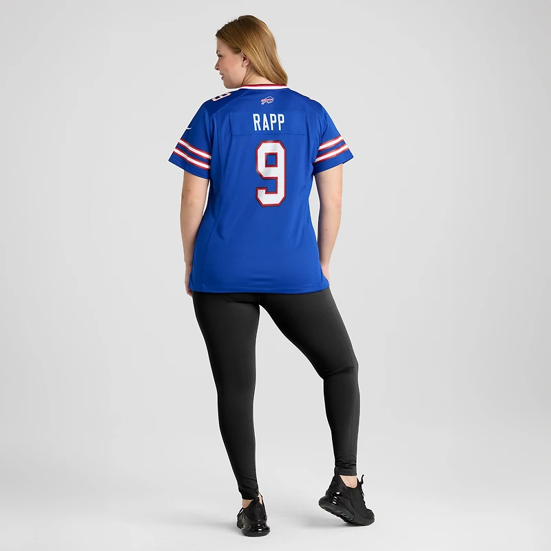 Maillot de match Nike Taylor Rapp Royal Buffalo Bills pour femme