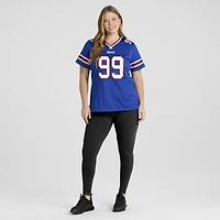 Maillot de match Nike T.J. Parker Royal Buffalo Bills pour femmes